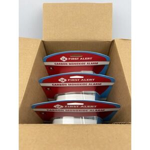First Alert Plug-In Dual Powered Carbon Monoxide Detector Alarm 3 Pack